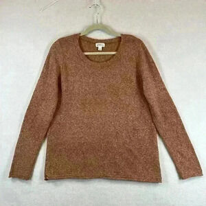 Market & Spruce Women's Pullover Sweater Size Large Burnt Orange